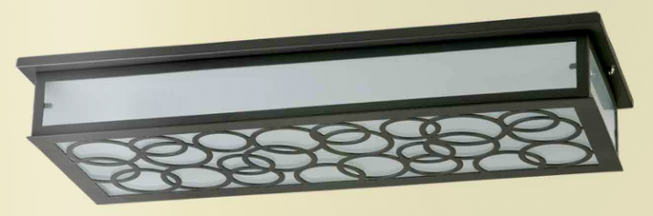 Foto Aplique de techo de forja artesanal Córdoba modelo espirales II