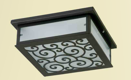 Foto Aplique de techo de forja artesanal Córdoba modelo espirales III