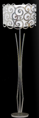 Foto Lámpara de pie de forja artesanal Córdoba modelo espirales