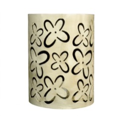 Aplique de pared de forja artesanal modelo floral