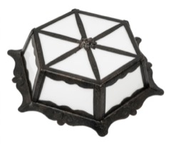 Plafón hexagonal de forja martillada (P-750)