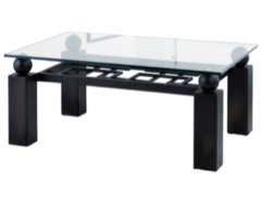 M506 Mesa de forja de pata cuadrada y bolas