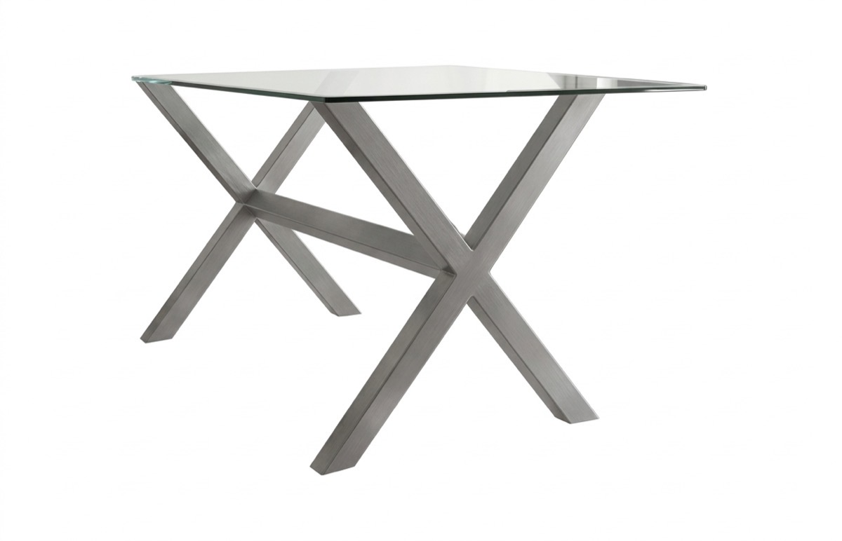 M505 Mesa de forja artesanal con patas en aspas