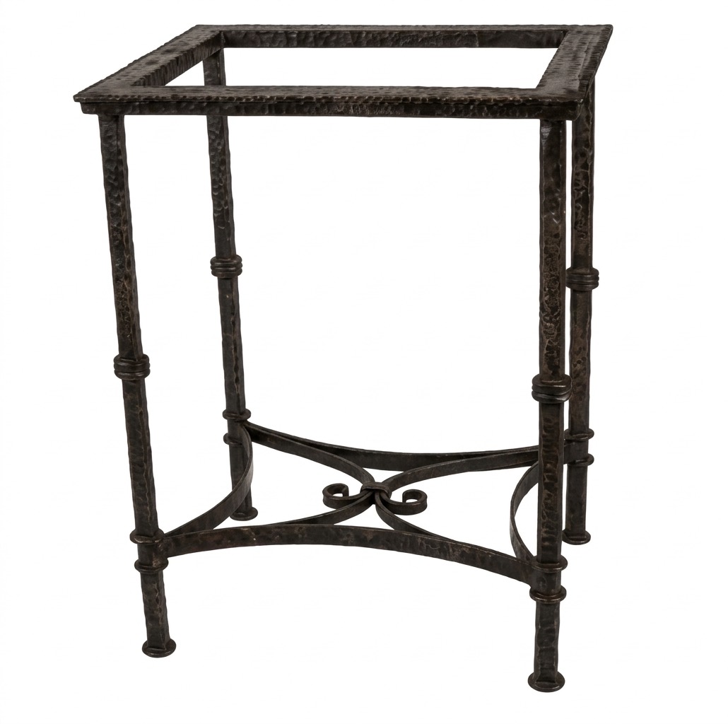 M423 Mesa consola de forja con soporte