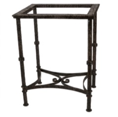 M423 Mesa consola de forja con soporte