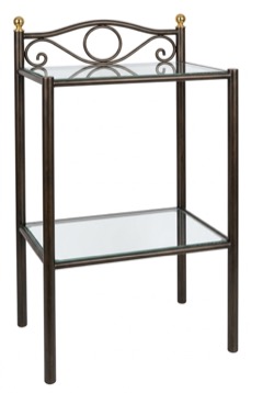 M-350 Mesa consola de forja con motivos curvos
