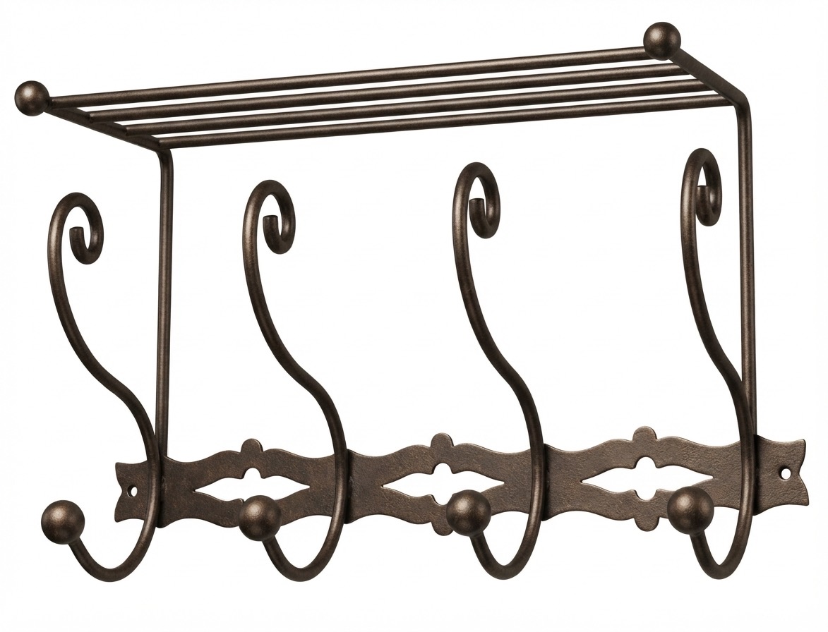 PE-801 4G R Percha de pared de forja