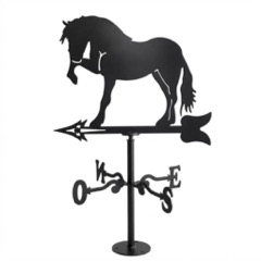 Veleta de forja artesanal silueta caballo