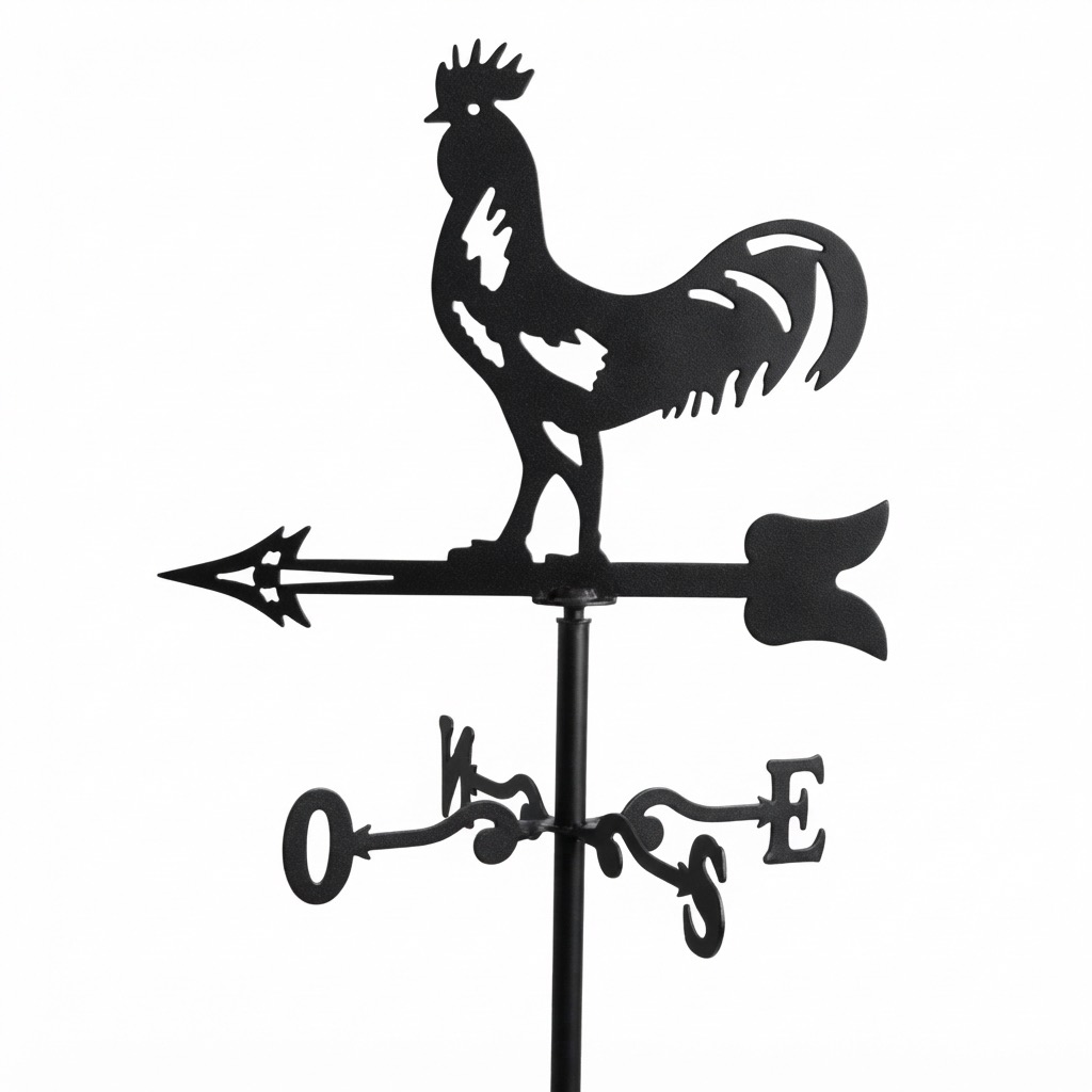 Veleta de forja artesanal gallo